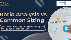 Ratio Analysis vs Common Sizing: Sales & Marketing Manager nên dùng công cụ nào khi phân tích P&L?