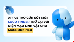 Finder được Apple biến thành linh vật “Little Finder Guy” trong chiến dịch giới thiệu MacBook Neo